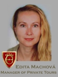 Edita Machova, manager of Private Tours Prague